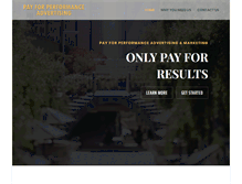 Tablet Screenshot of payforperformanceadvertising.com